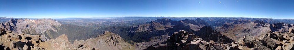 Mount Sneffels 360 panoramic